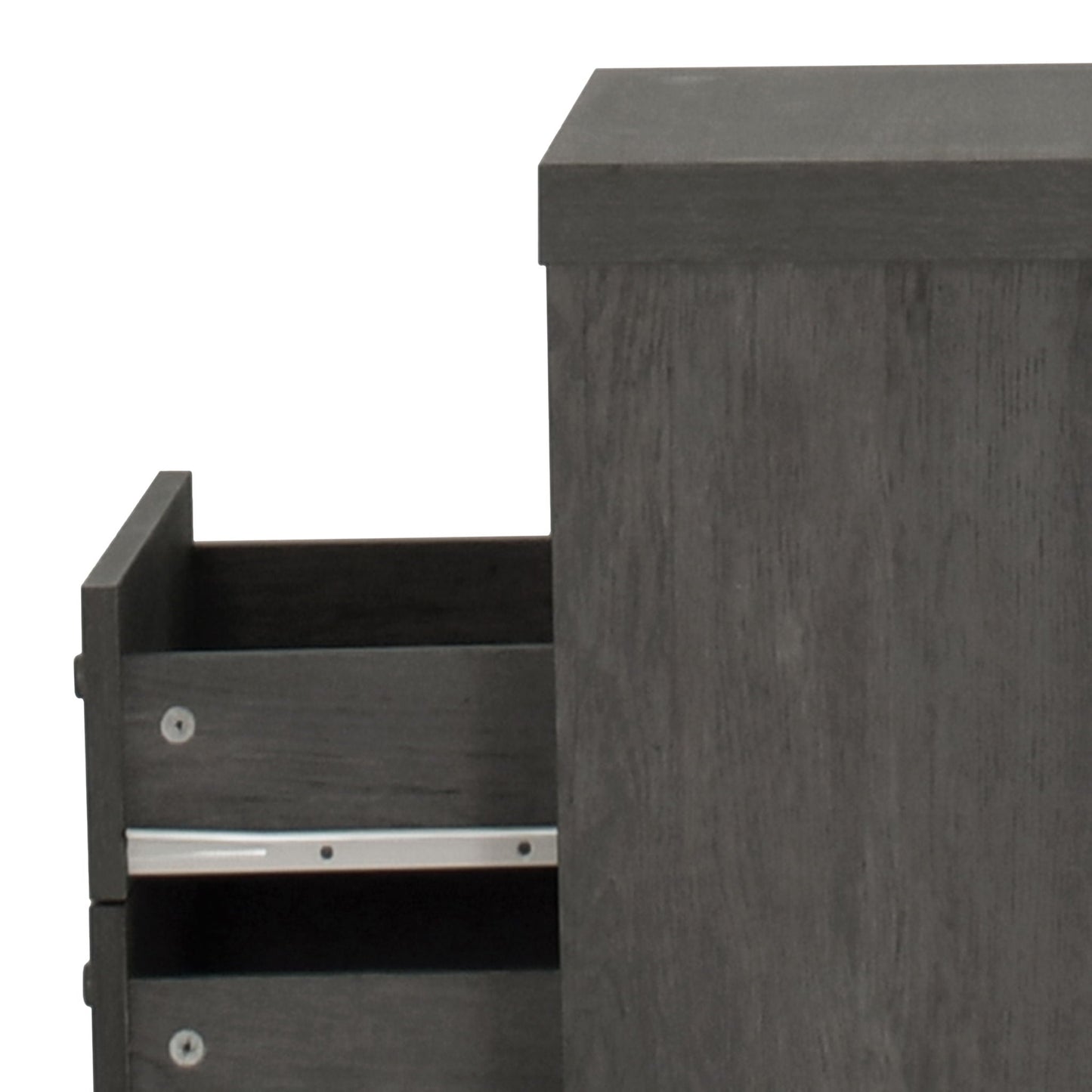 Nystrom Mid Century Modern 2 Drawer Nightstand