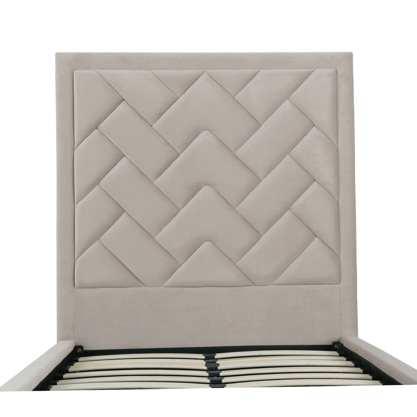 Crosby - Bed With Upholstered Headboard And Slats