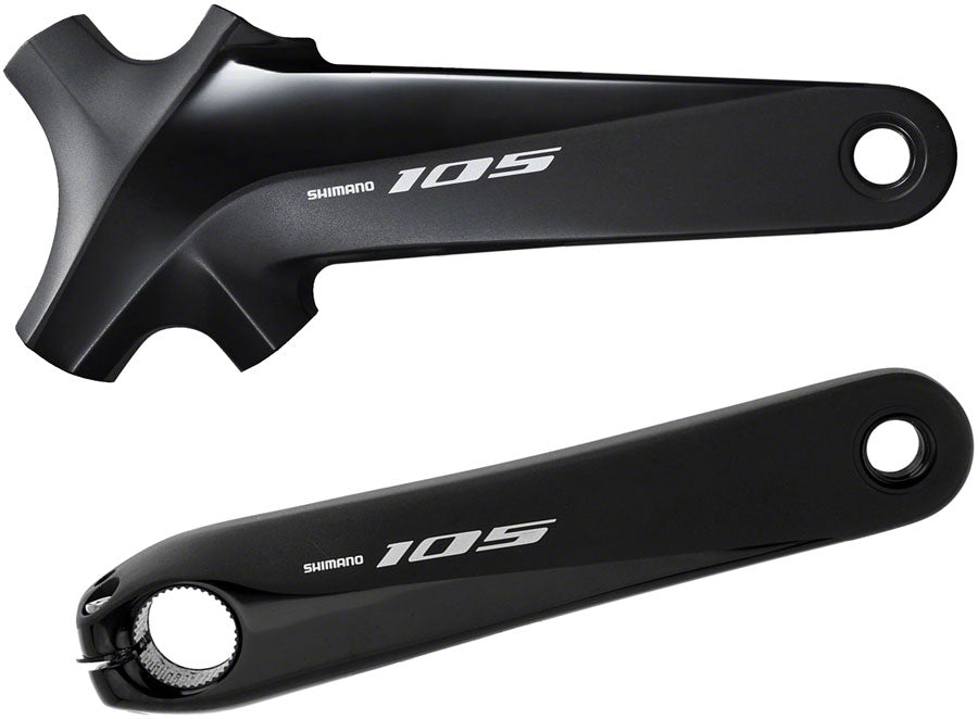 Shimano 105 FC-R7000 Crankset - 172.5mm 11-Speed W/O Rings 110 BCD Hollowtech Crank Arms Hollowtech II Spindle Interface BLK