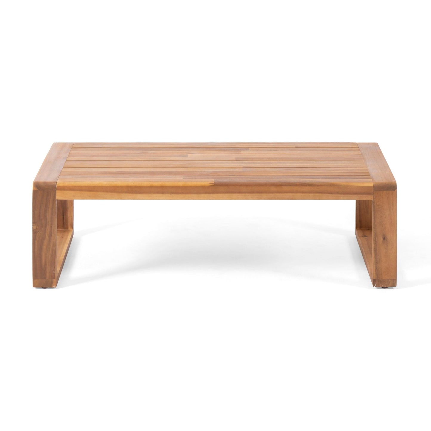 Paloma Contemporary Loveseat and Coffee Table Set with Weather Resistant Cushions