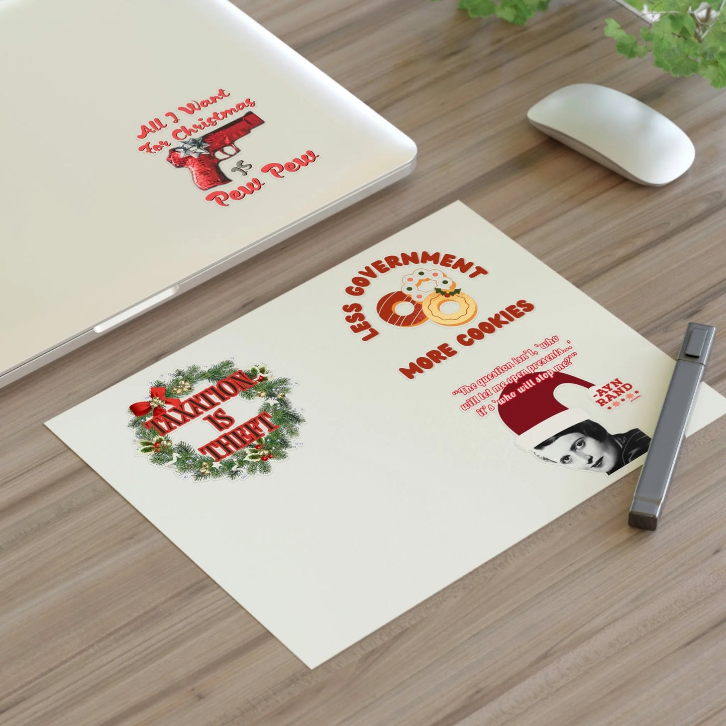 Holiday Liberty Themed Sticker Sheets - 4LibertyShop.com