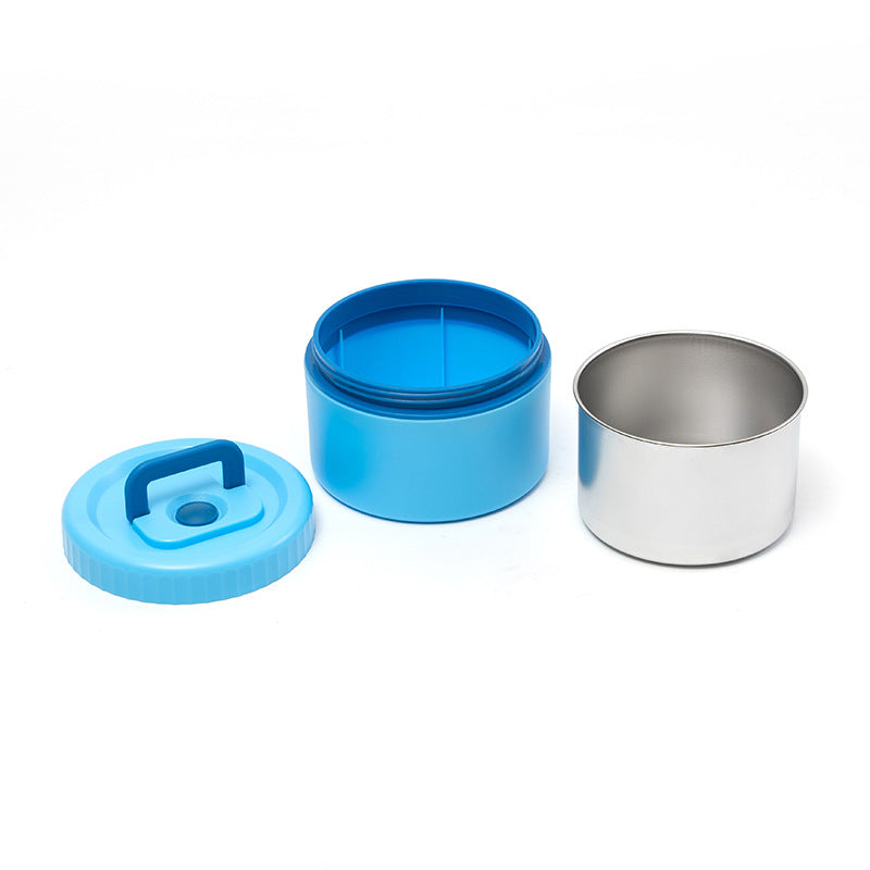 Kids' bento lunch bag: 1700ml containers with toppers, thermos, for school.