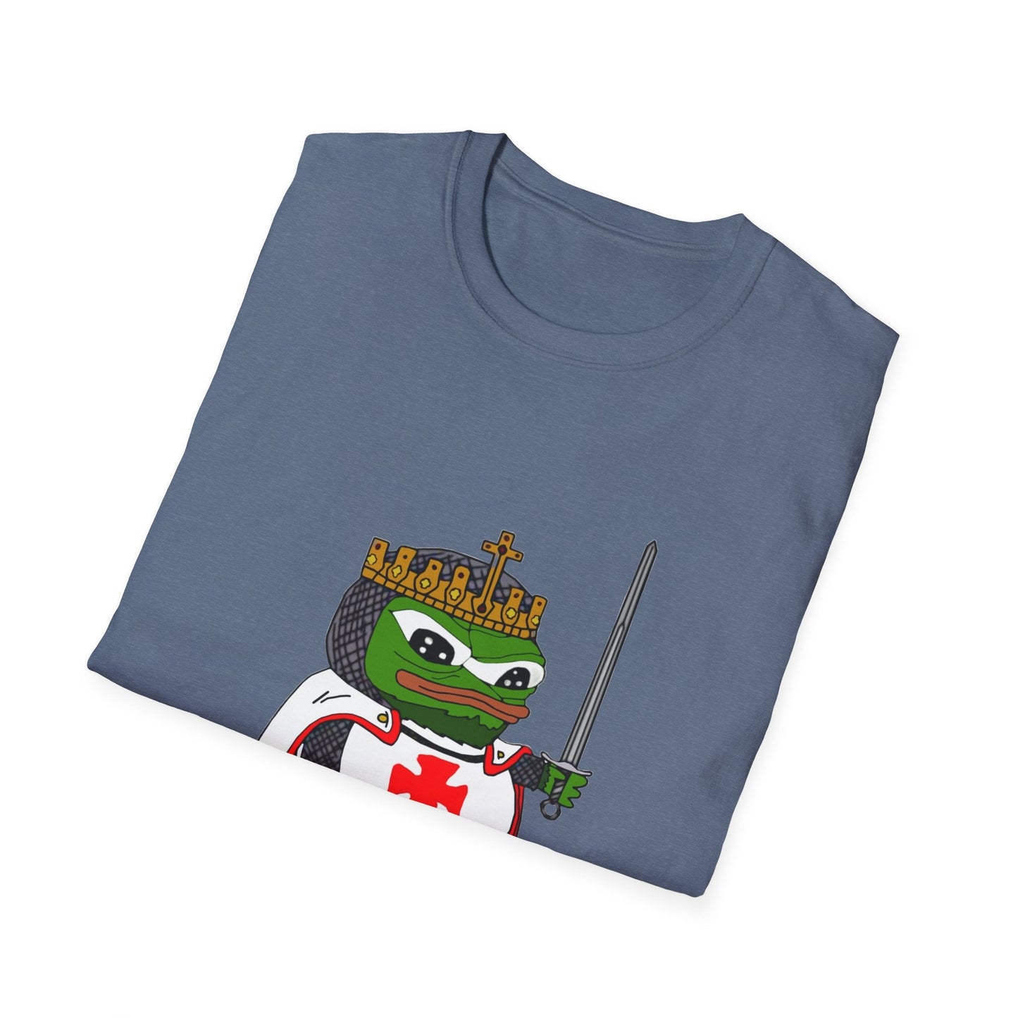 Crusader Pepe God Wills It Meme T-Shirt - Deus Vult Knight - 4LibertyShop.com