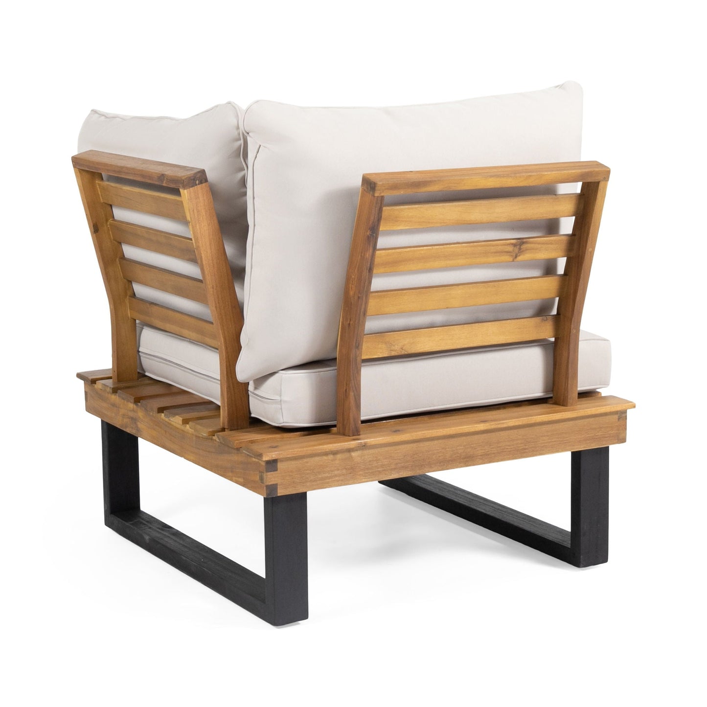 Sebastian Hand Crafted 4 Piece Sofa Set with Water Resistant Cushions