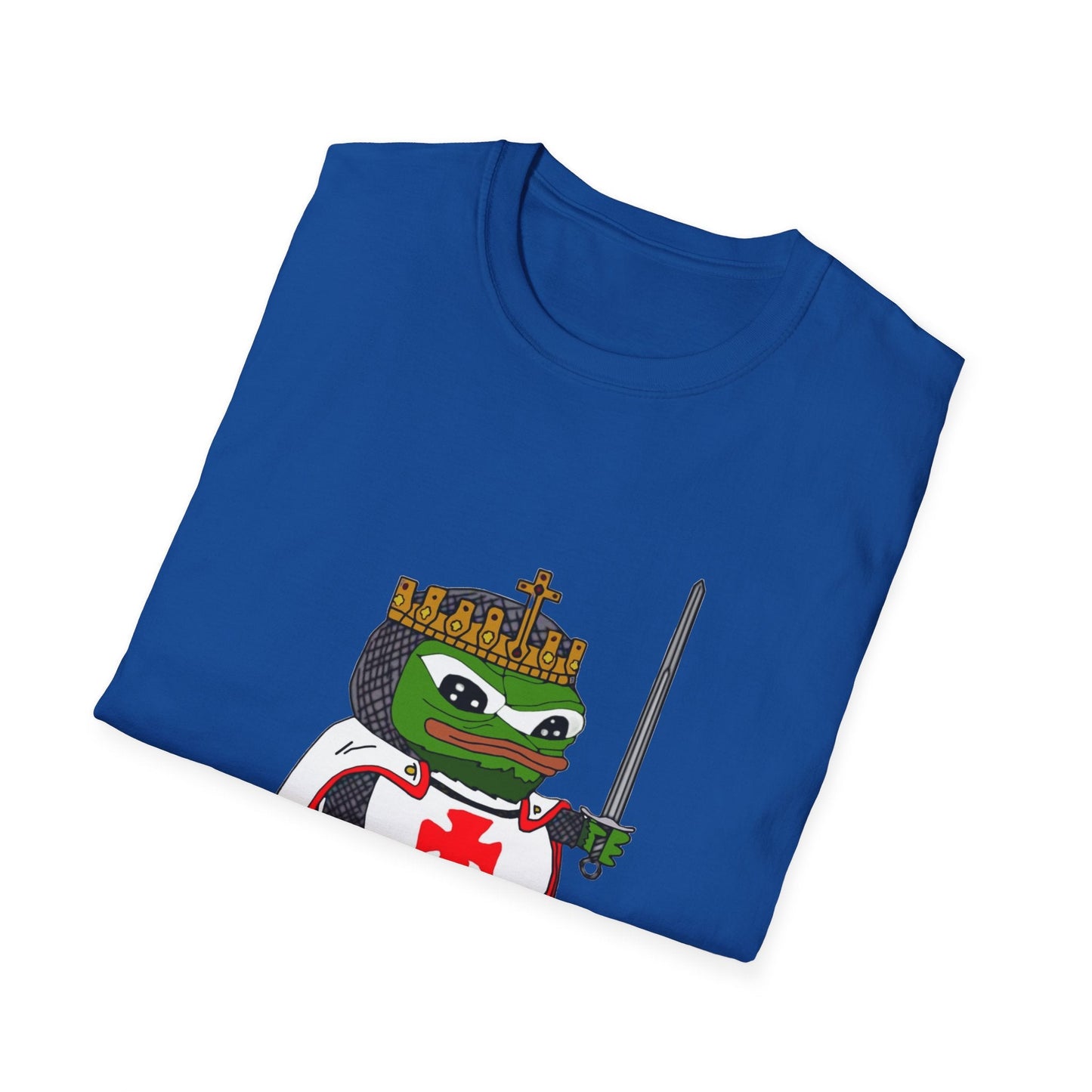 Crusader Pepe God Wills It Meme T-Shirt - Deus Vult Knight - 4LibertyShop.com