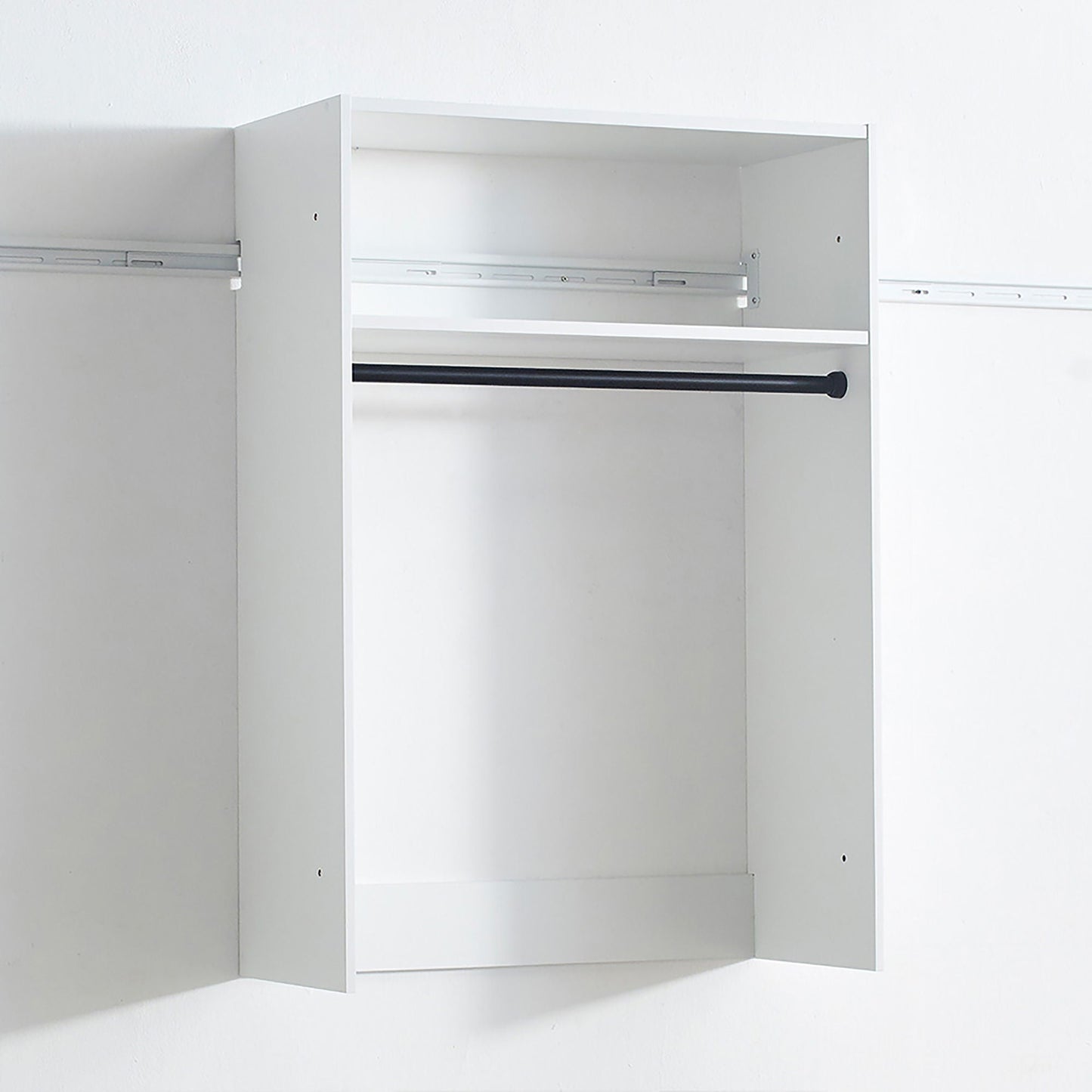Devi - Wall Mounted Wood Closet System & Modular Design