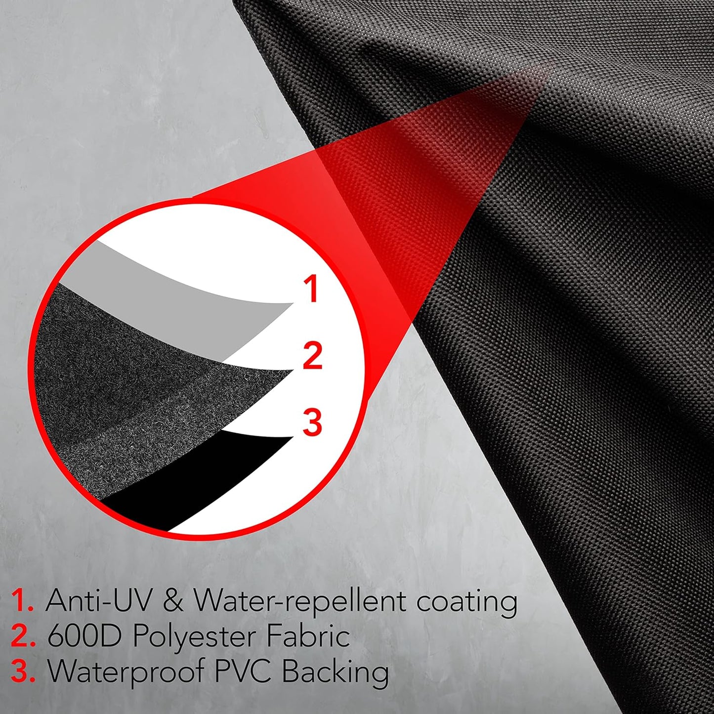 Heavy Duty Smoker Cover for Outdoor Griddle, 30 Inch – Waterproof, Weather Resistant, UV & Fade Resistant with Adjustable Straps – BBQ Cover for Flat Grill, Black