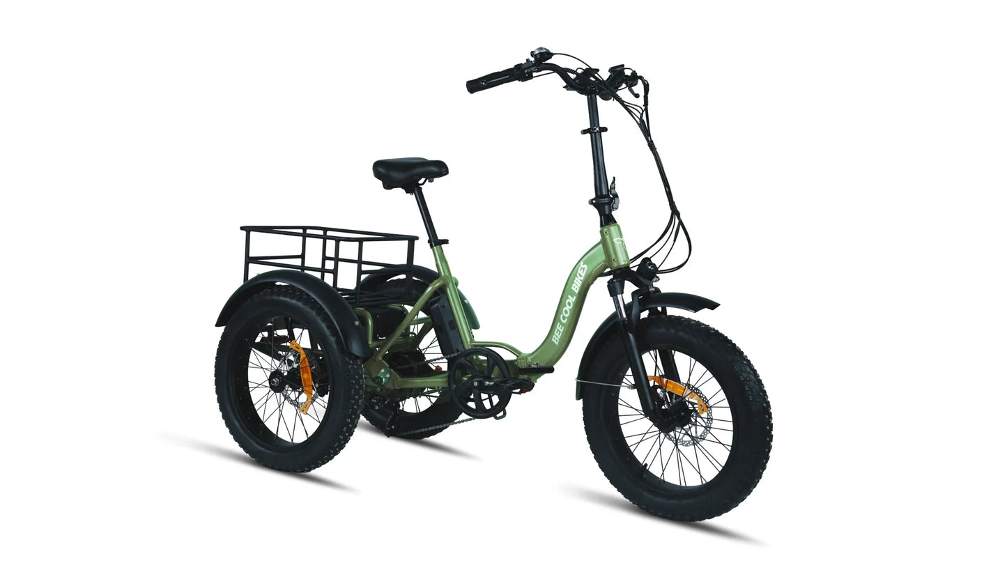 Bee Zipper Foldable Long Range Electric Trike