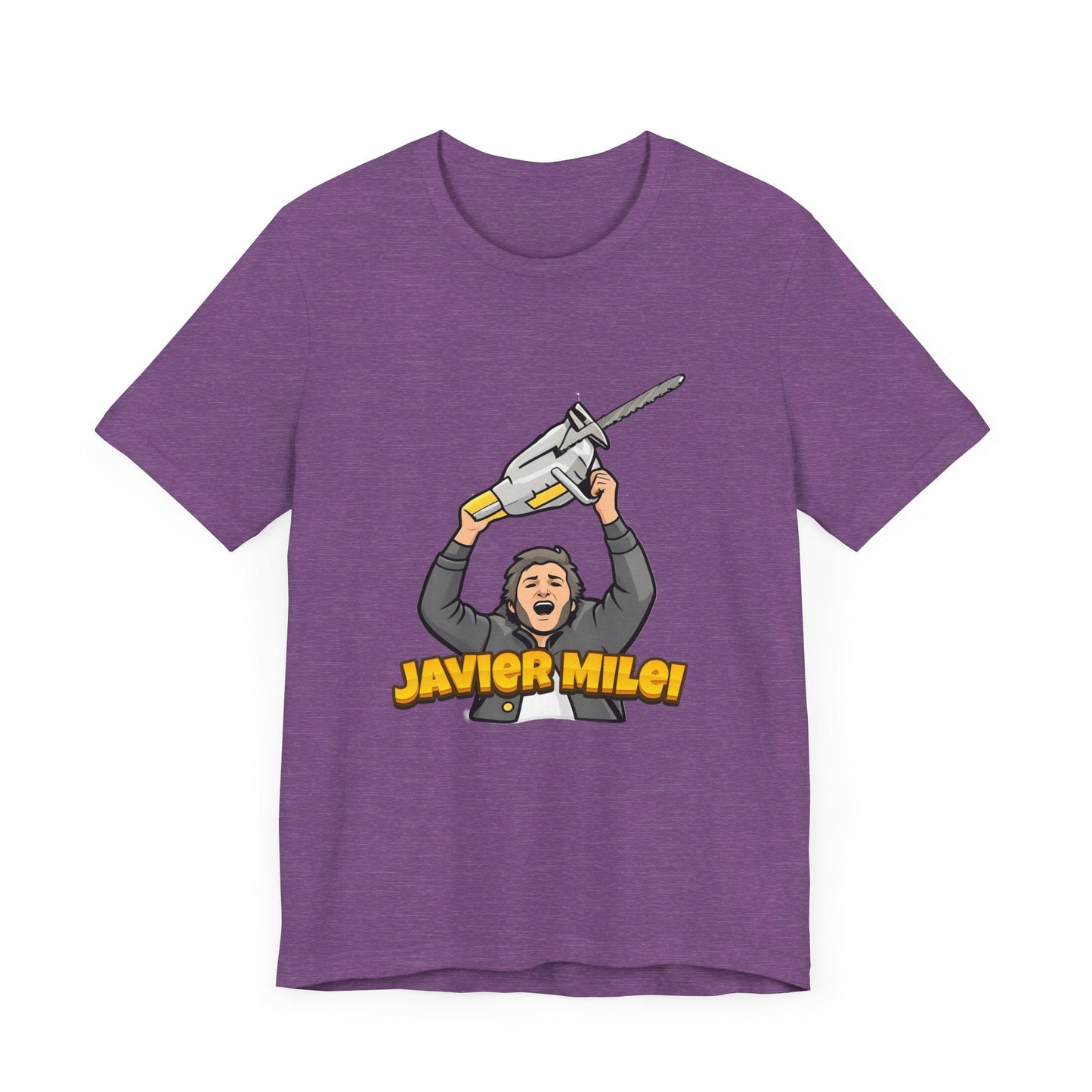 Javier Milei Chainsaw Tee - 4LibertyShop.com