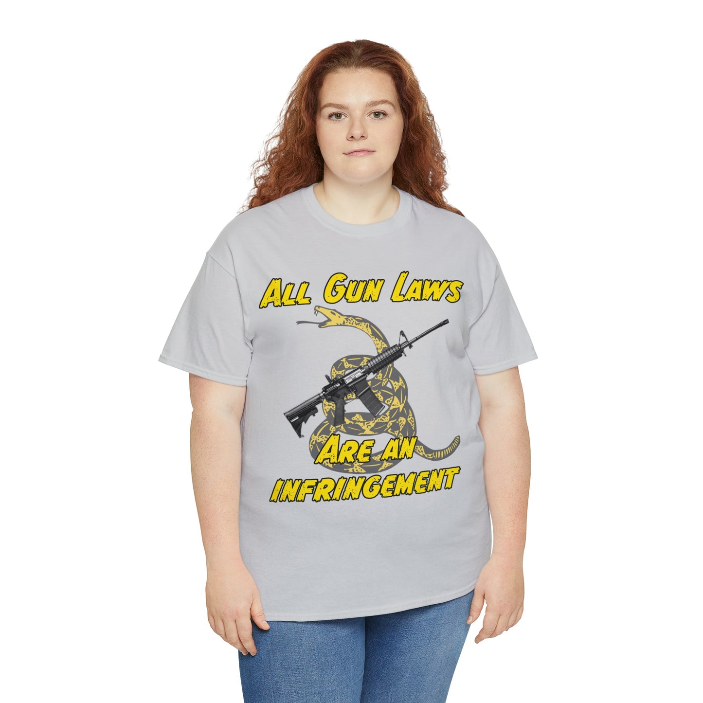 All Gun Laws Are Infringements AR15 Gadsden T-Shirt