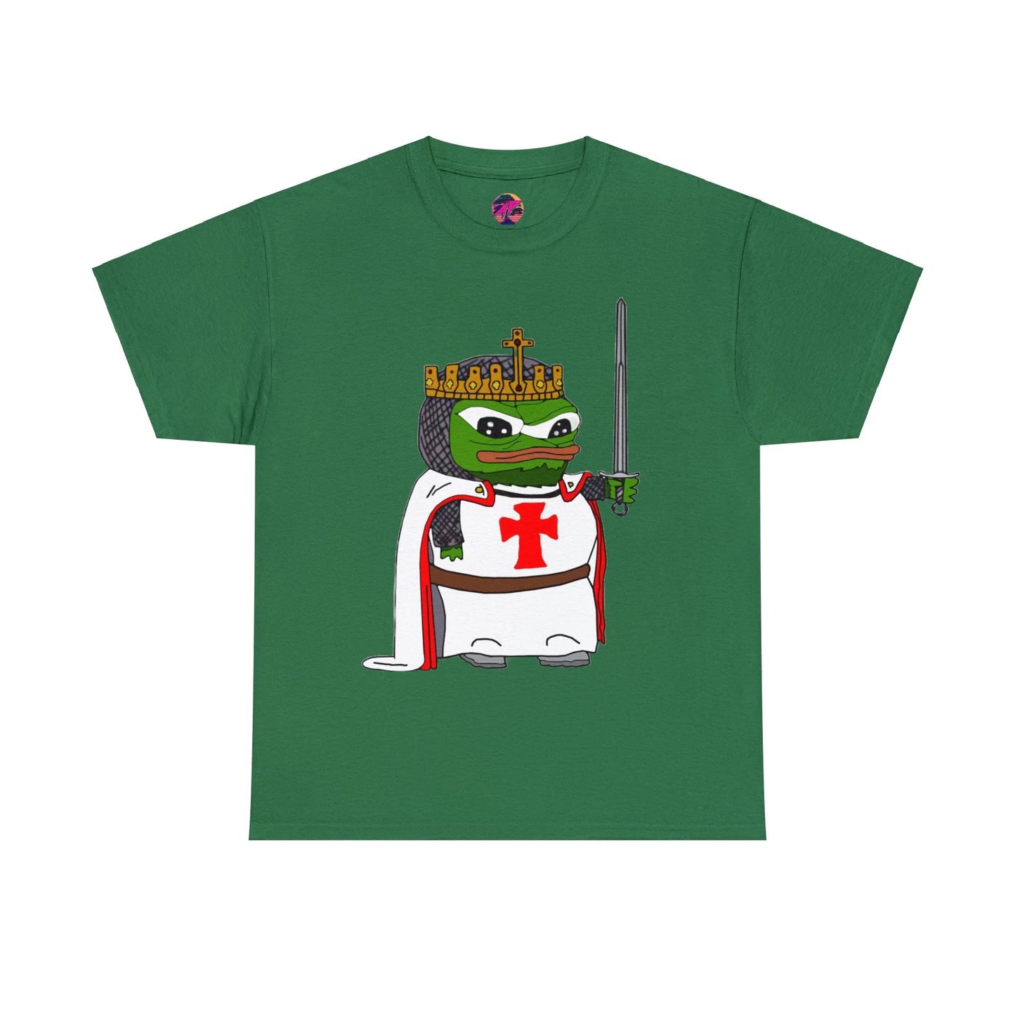 Pepe the Frog Crusader Knight T-Shirt - Deus Vult Meme - 4LibertyShop.com