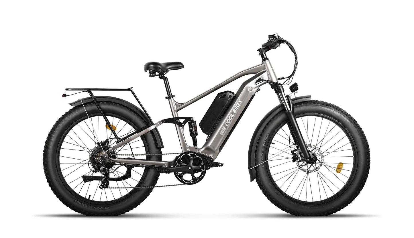Bee Voyager Dual Batteries Soft Tail Electric Bike