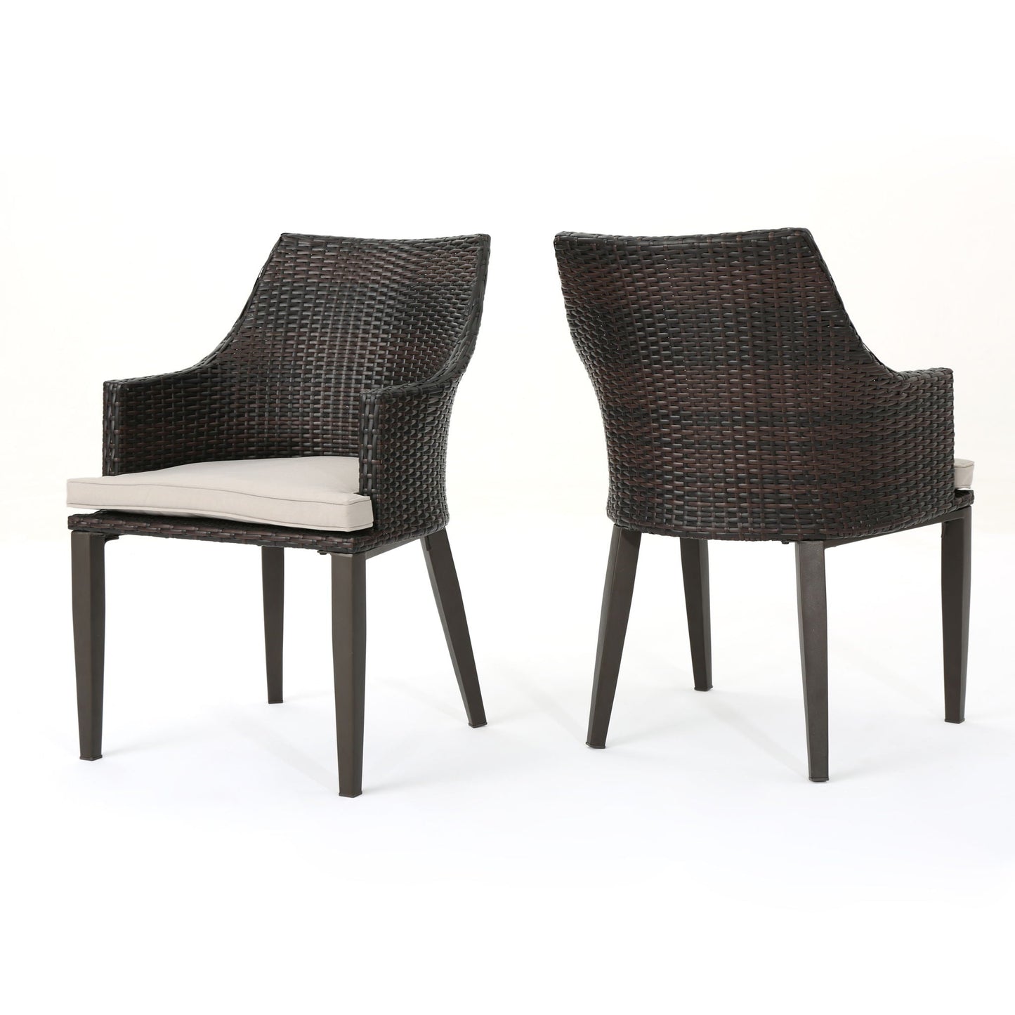 Hillhurst Outdoor Chair Set of 2 with Weather Resistant Cushions