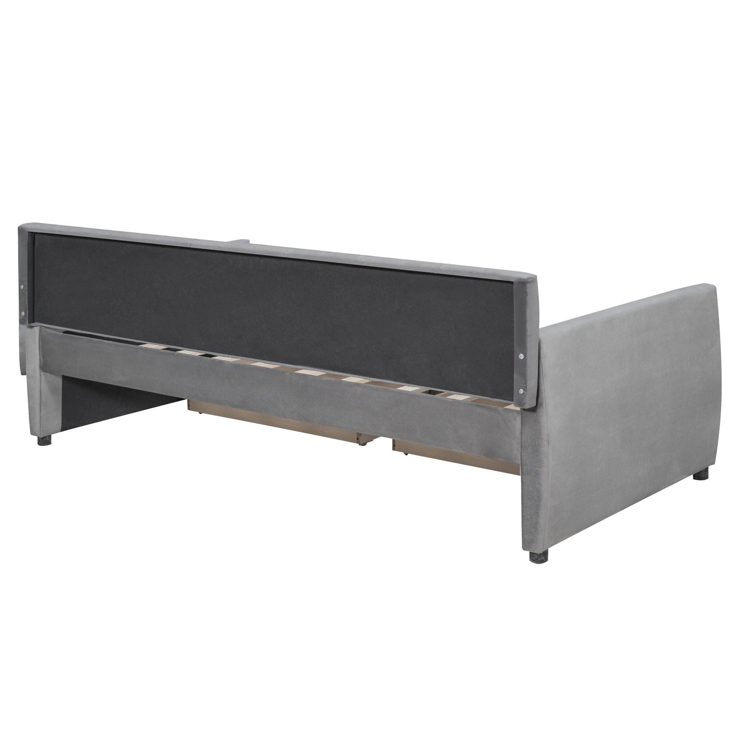 Upholstered Daybed With Slat Support