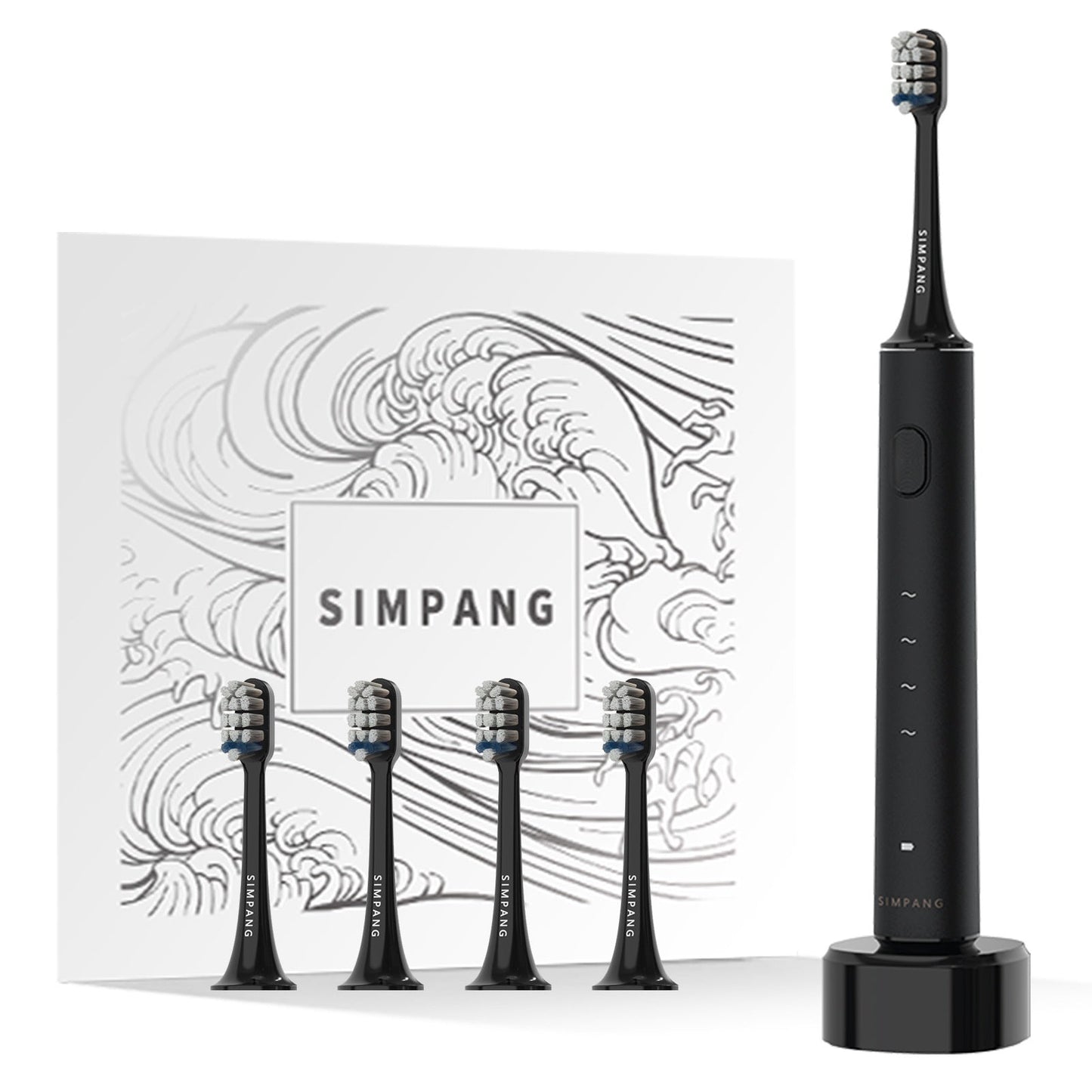 Smart Sonic Electric Toothbrush Soft Bristles Wireless Charging Adult Gift Box