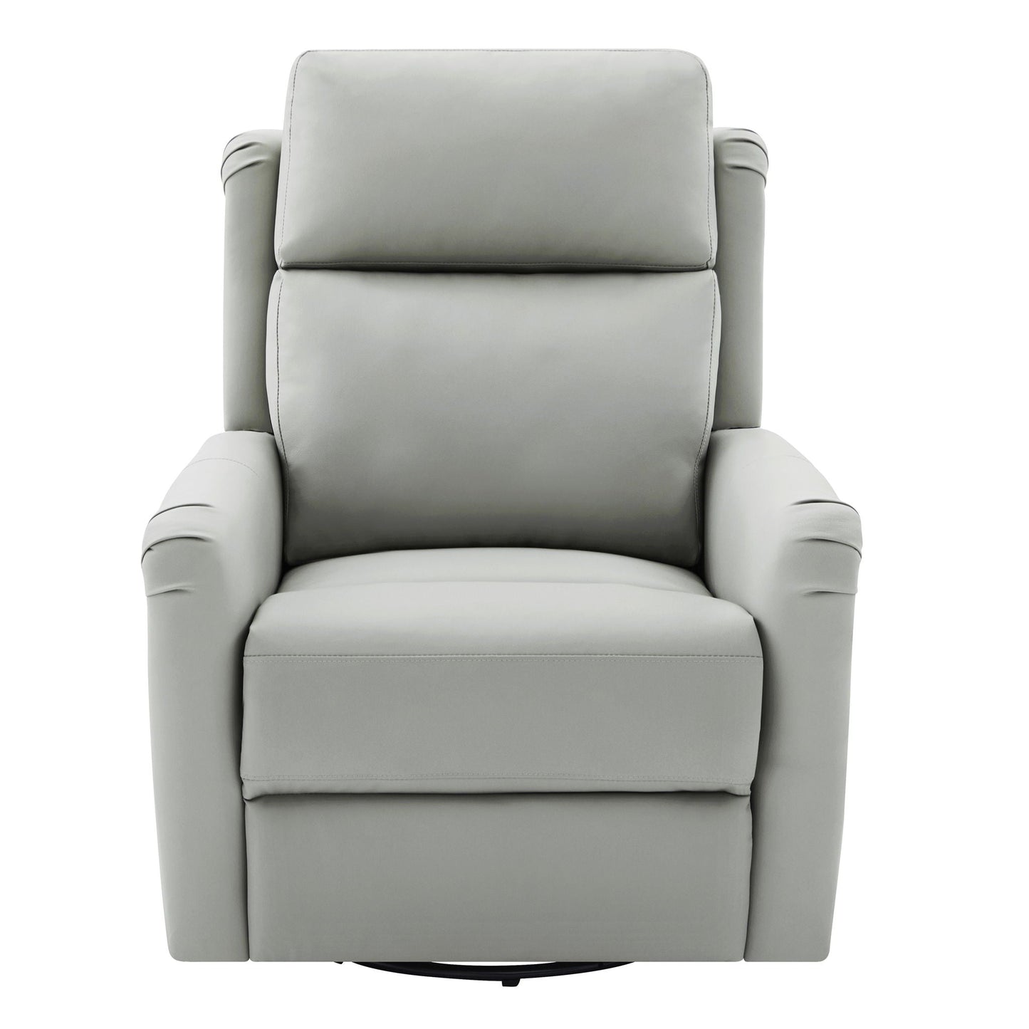 Manual Recliner Swivel Rocking Chair With 8-Point Massage and Heating