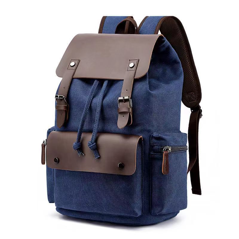 Drawstring Backpack Retro Canvas Personality