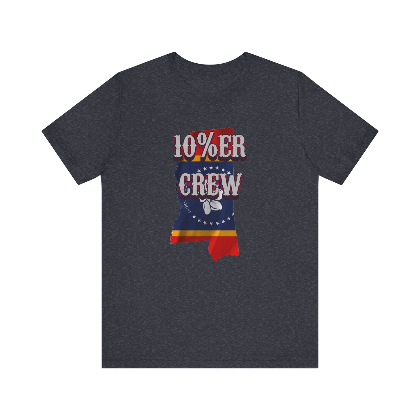 Walton & Johnson: 10%er Crew Mississippi Tee - 4LibertyShop.com