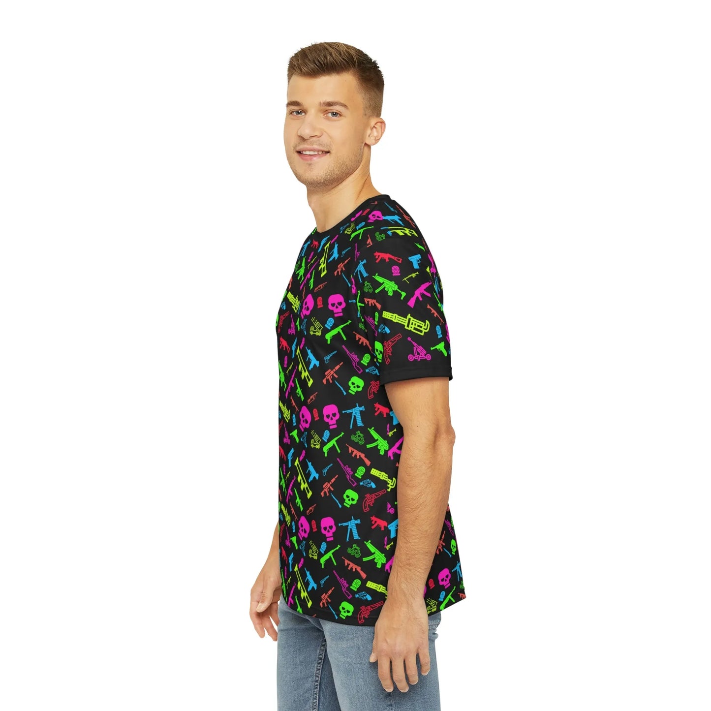Aloha to Arms Retro Neon Firearms T-Shirt