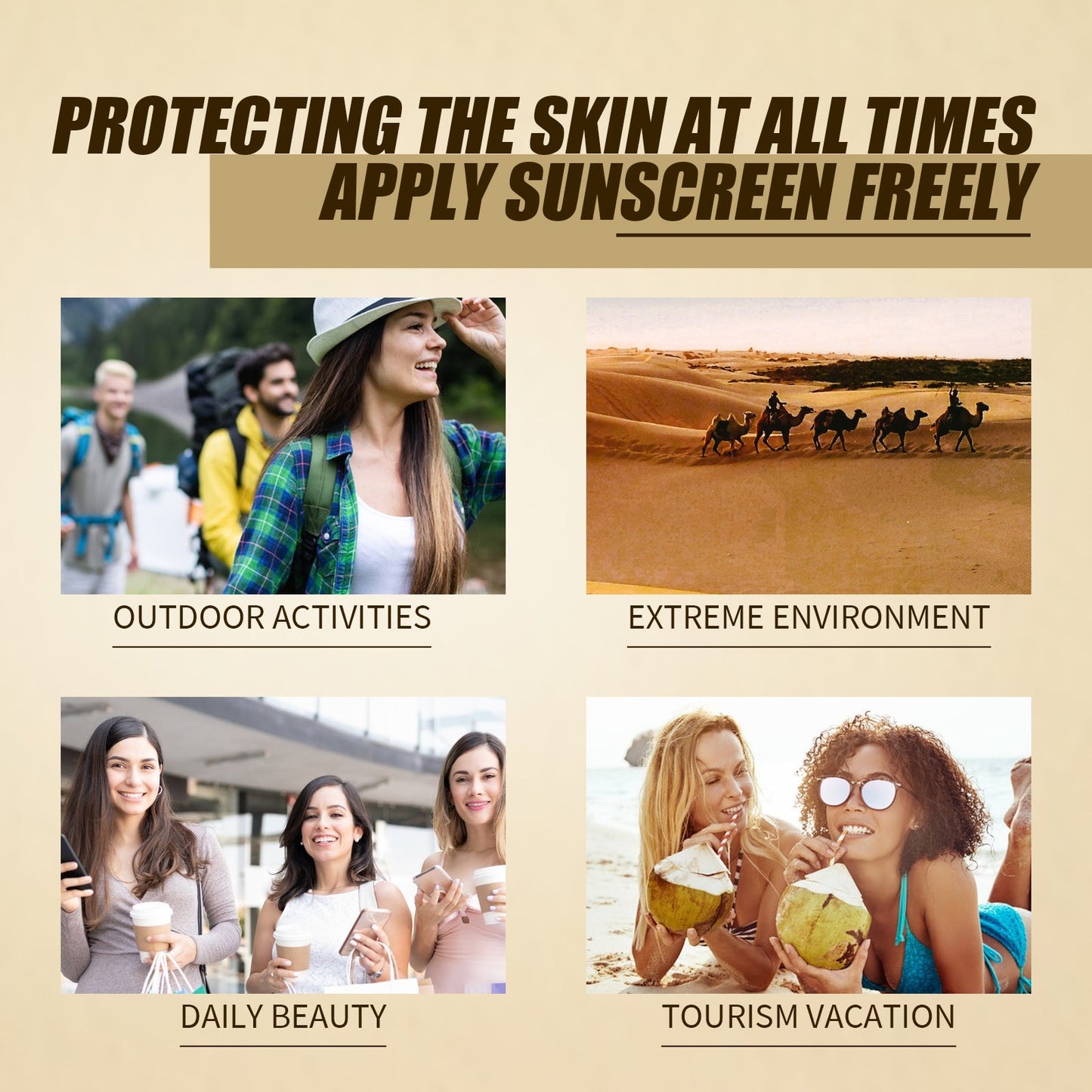 Rice Probiotic Protective Cream, Refreshing Anti-UV Moisturizing Face Protective Cream