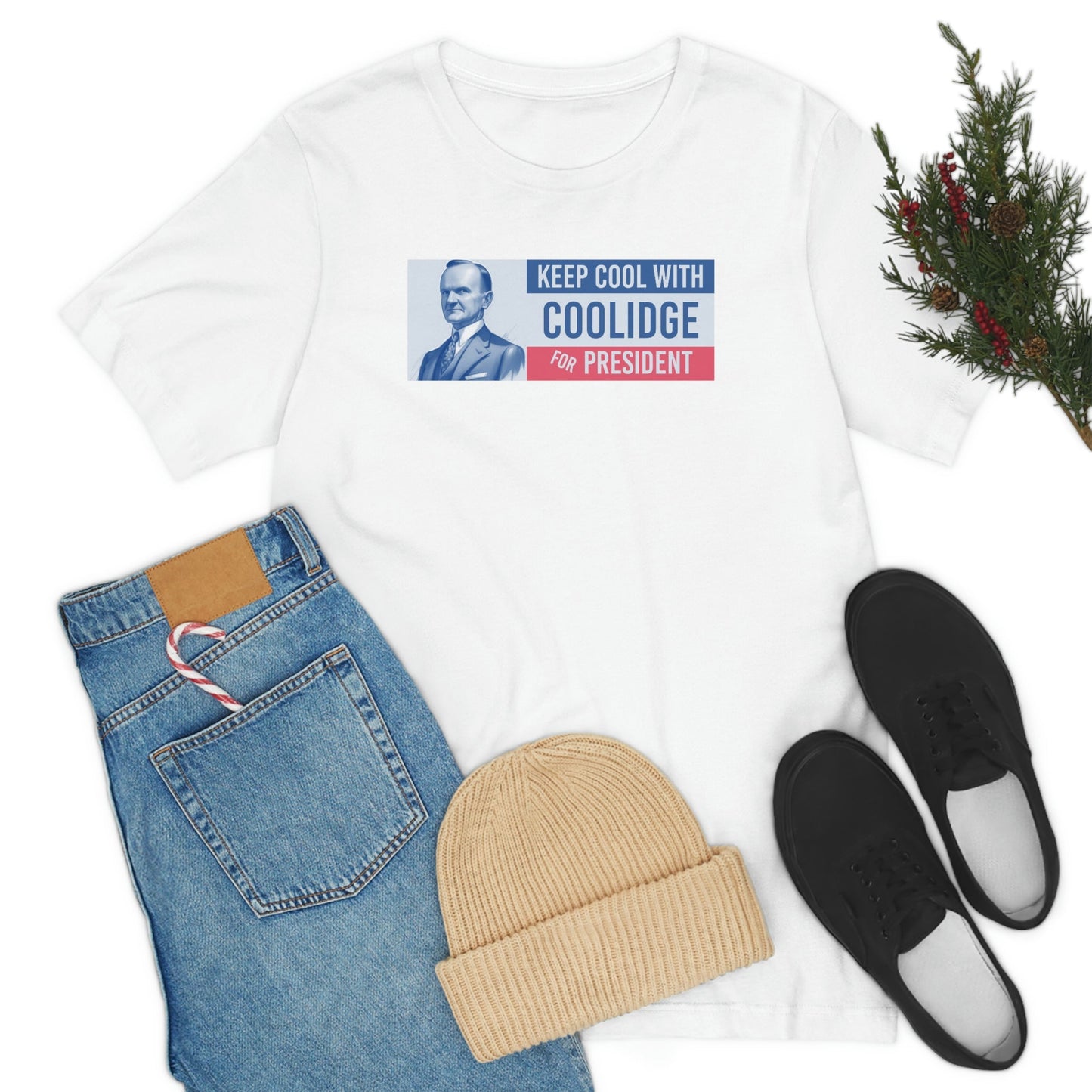 Keep Cool With Coolidge For President Calvin Coolidge T-Shirt