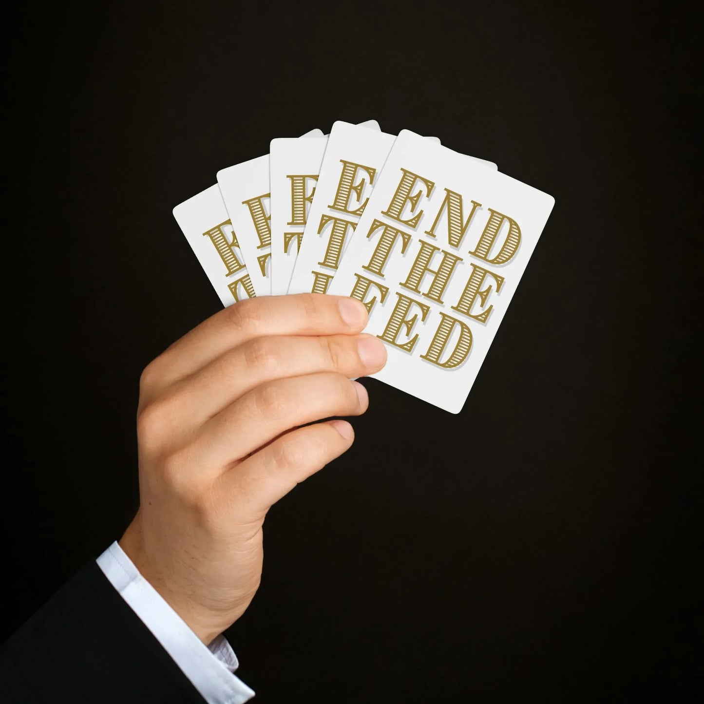 End The Fed Custom Poker Cards - 4LibertyShop.com