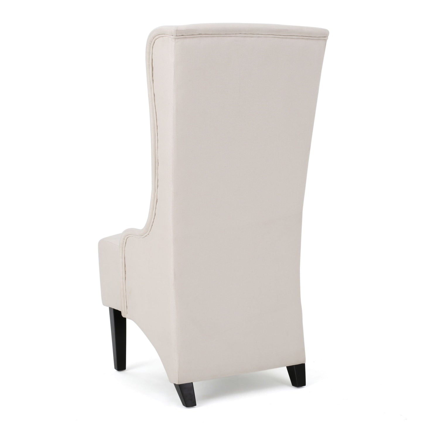 Alight Upholstered Dining Chair With High Back And Birch Wood Legs (Set of 2)