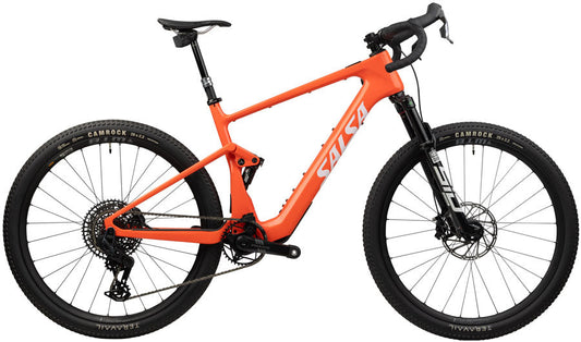 Salsa Wanderosa C Force X0 AXS Transmission Ebike - 29" Carbon Coral X-Small