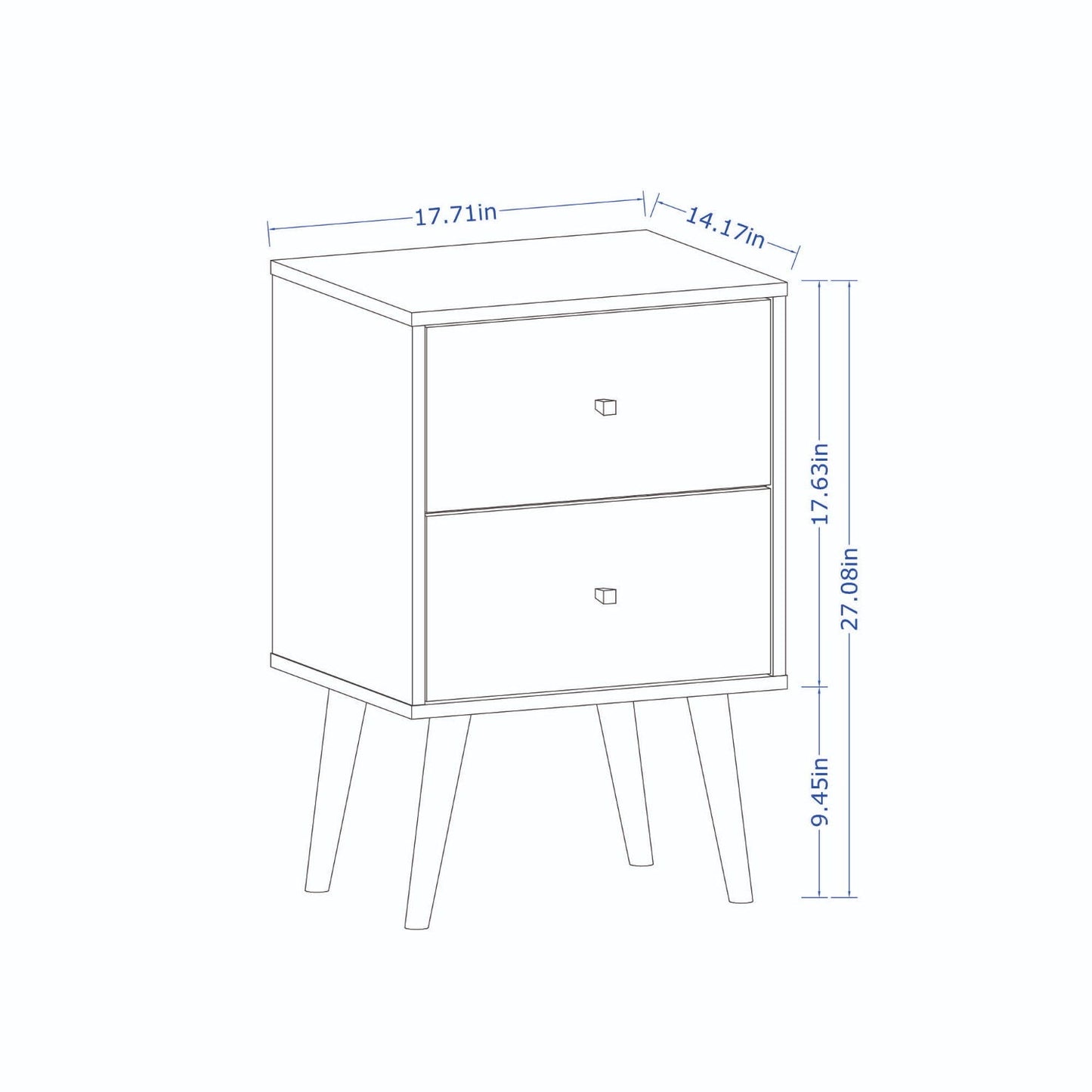 Liberty - Nightstand & 2 Drawers