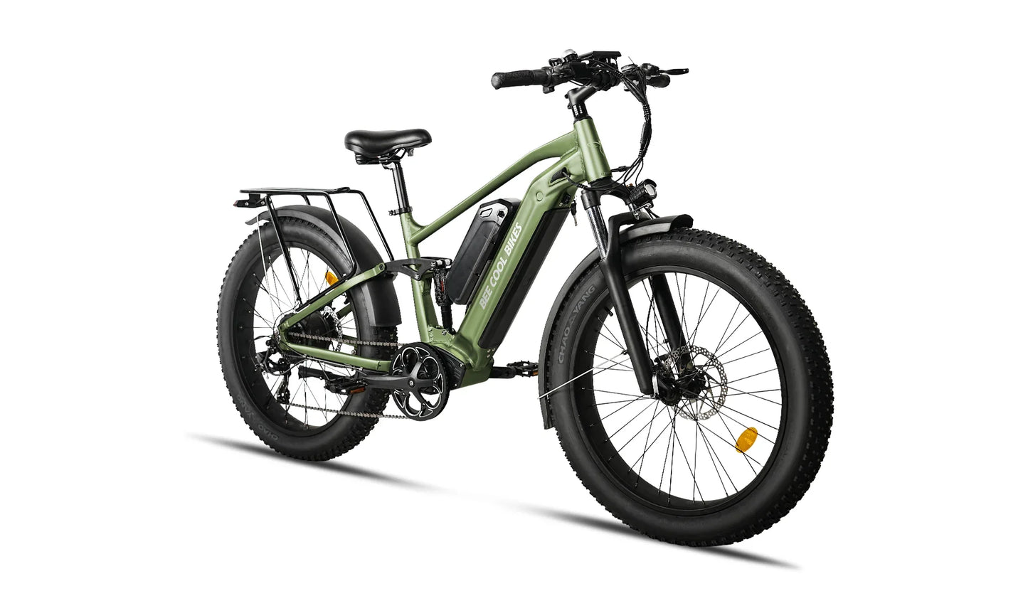 Bee Voyager Dual Batteries Soft Tail Electric Bike