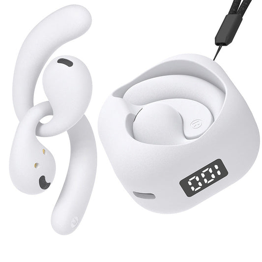 Frosted H8 Bluetooth Earphones with Ultra Long Battery Life OWS Non In Ear External Hanging Wireless Earphones