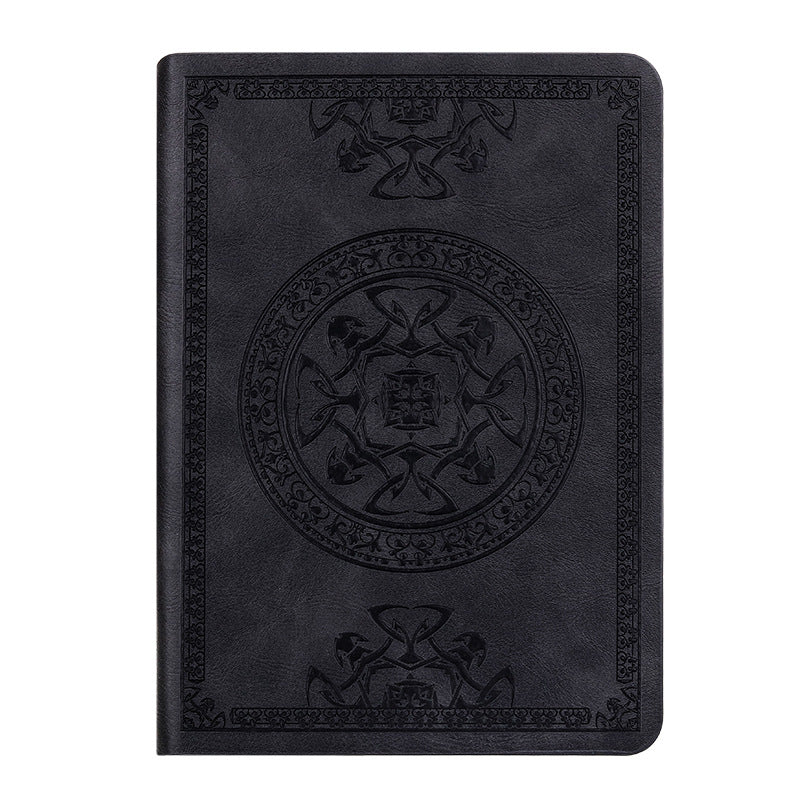 Mini notebook portable small notepad exquisite printing book students learn to write and office leather notebook A6 notebook
