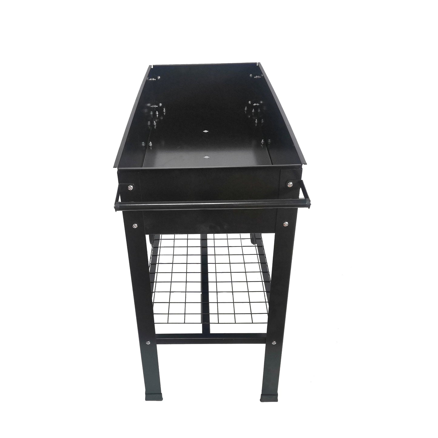 Mobile Metal Raised Garden Bed Cart with Legs