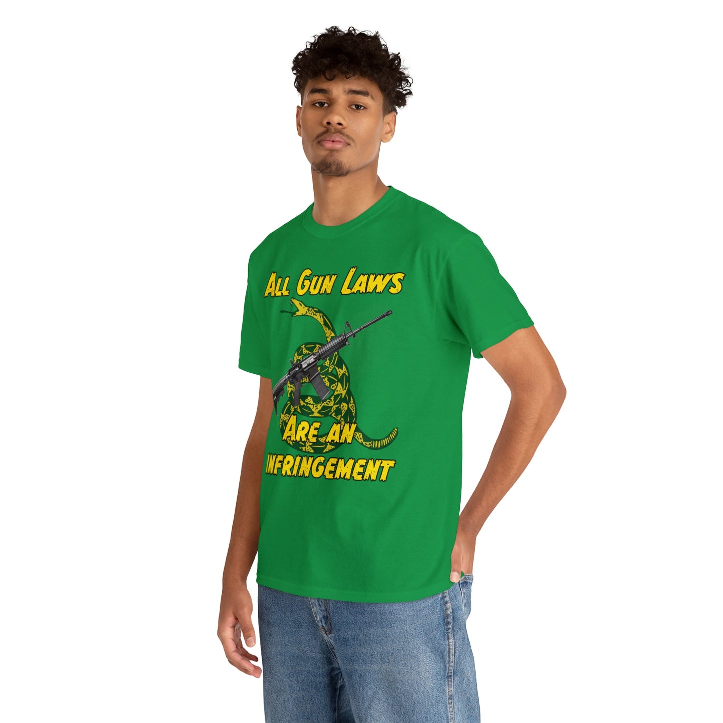 All Gun Laws Are Infringements AR15 Gadsden T-Shirt