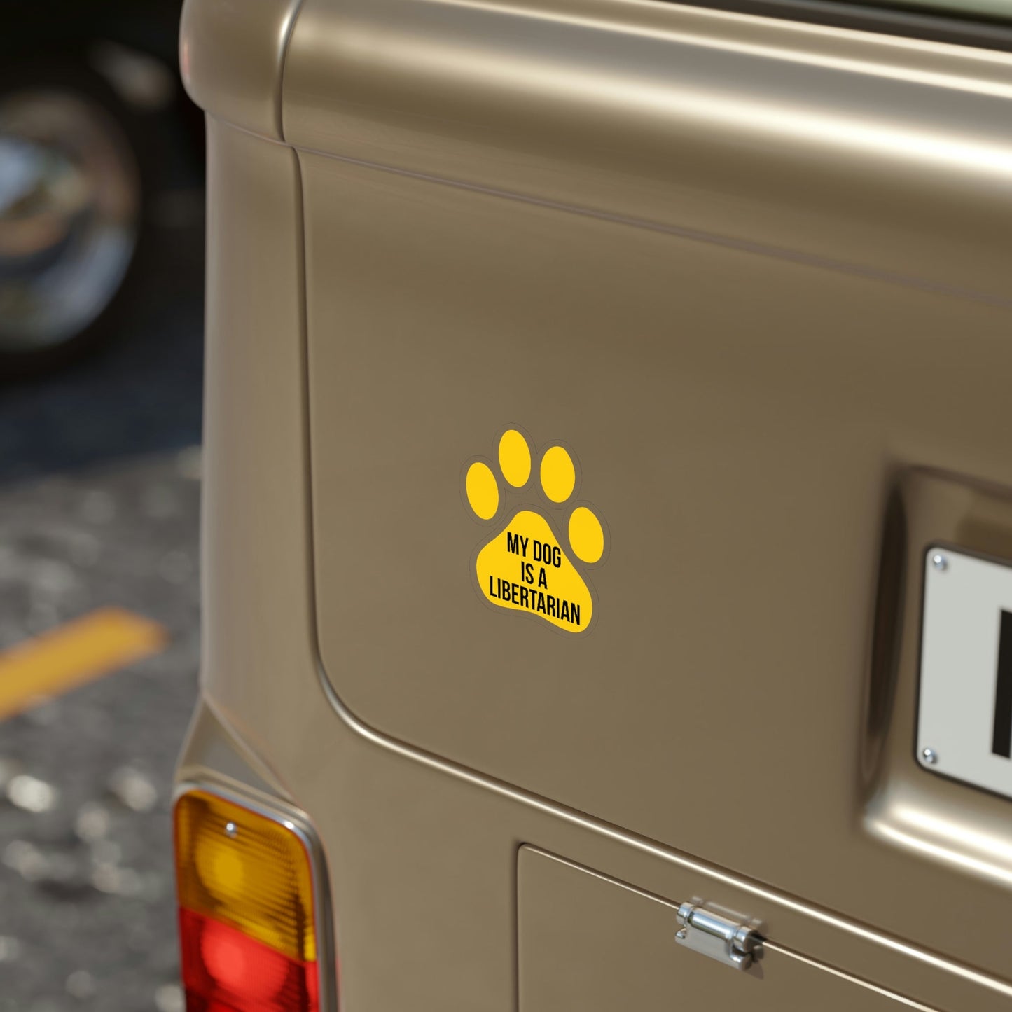 My Dog Is A Libertarian Bumper Sticker