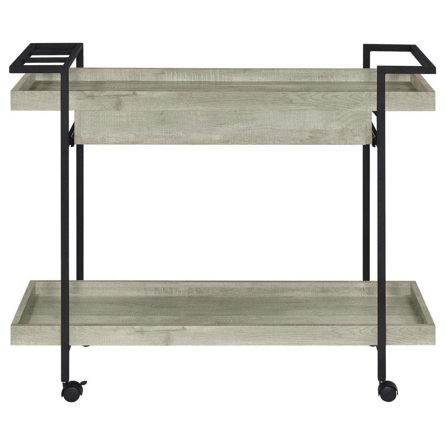 Begonia - 1 Drawer Cart - Driftwood