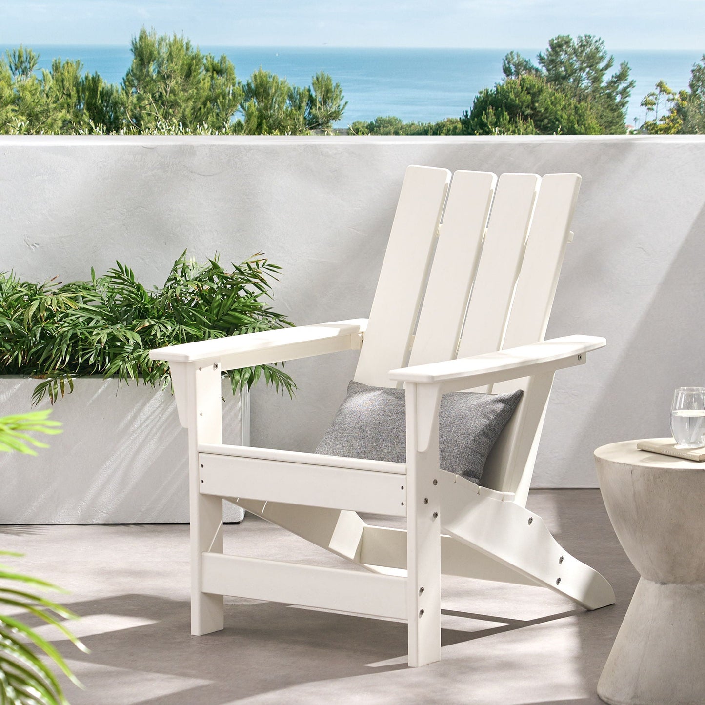 Enigmara Outdoor High Density Resin Adirondack Chair