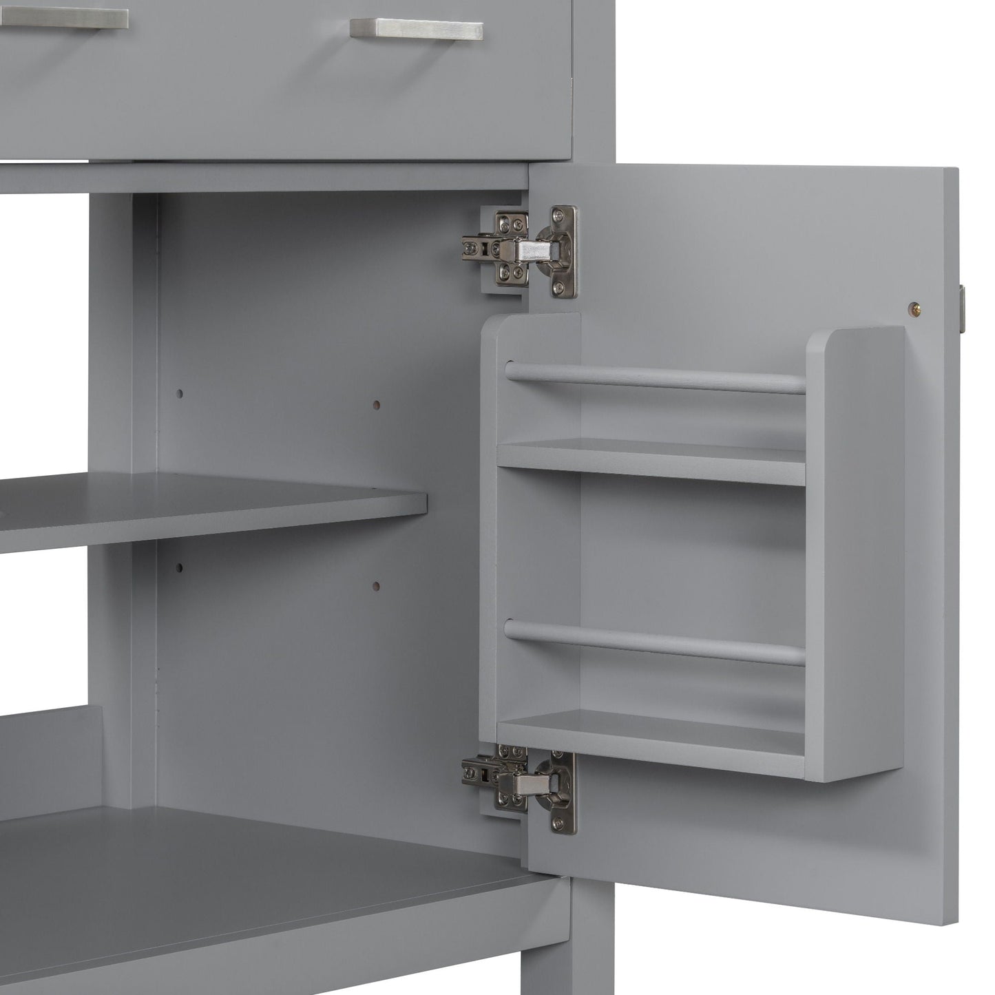 Bathroom Vanity With Ceramic Sink, Modern Single Bathroom Cabinet With 2 Doors And A Shelf, Soft Close Doors