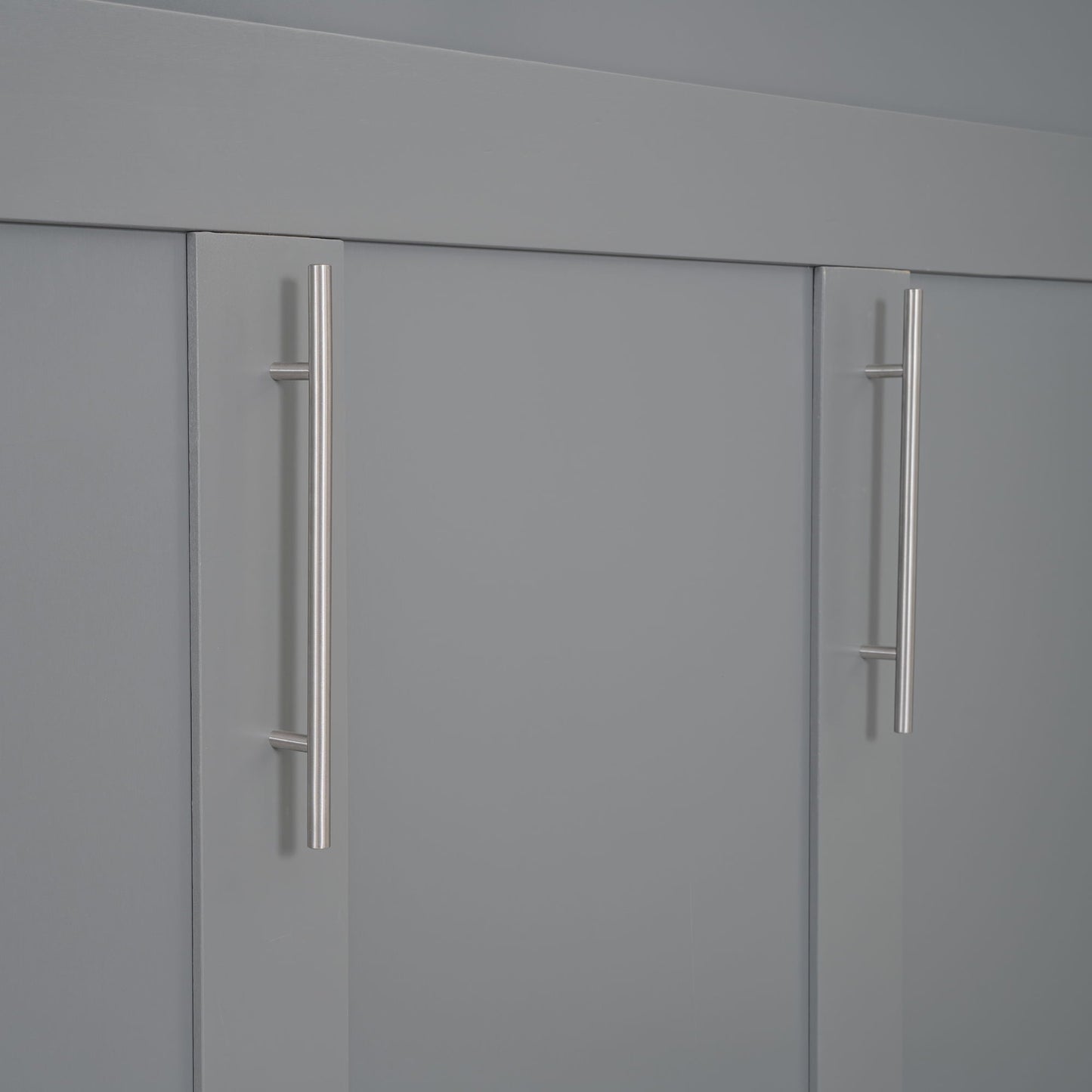 Murphy Wall Bed With LED Lights, Shelves And Drawers