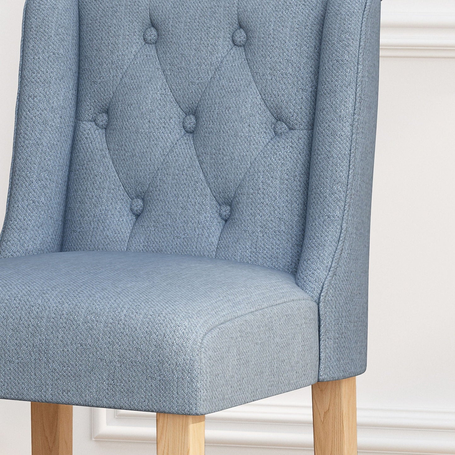 Vienna Contemporary Fabric Tufted & Wingback Counter Stools (Set of 2)