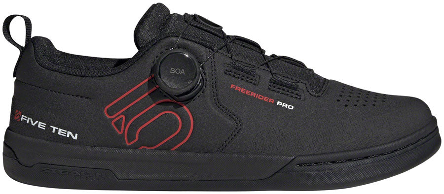 Five Ten Freerider Pro BOA Flat Shoes - Men's Core Black/Red/FTWR White 10.5