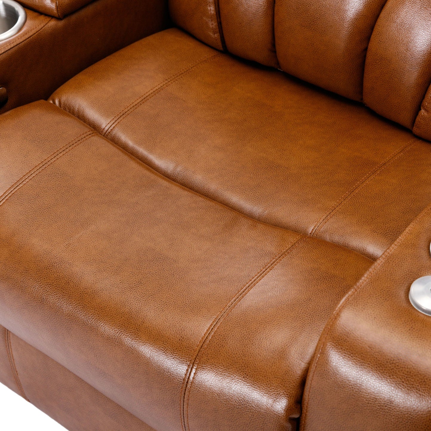 Power Motion Recliner Electric Power Recliner With USB Charging Port, Hidden Arm Storage, Convenient Cup Holder And tooth Speaker