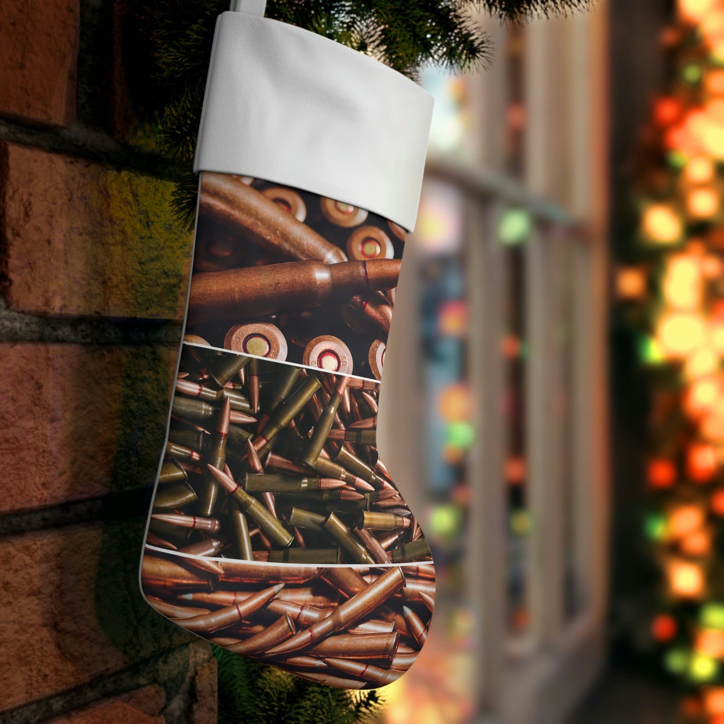Gun Ammo Holiday Stocking - 4LibertyShop.com