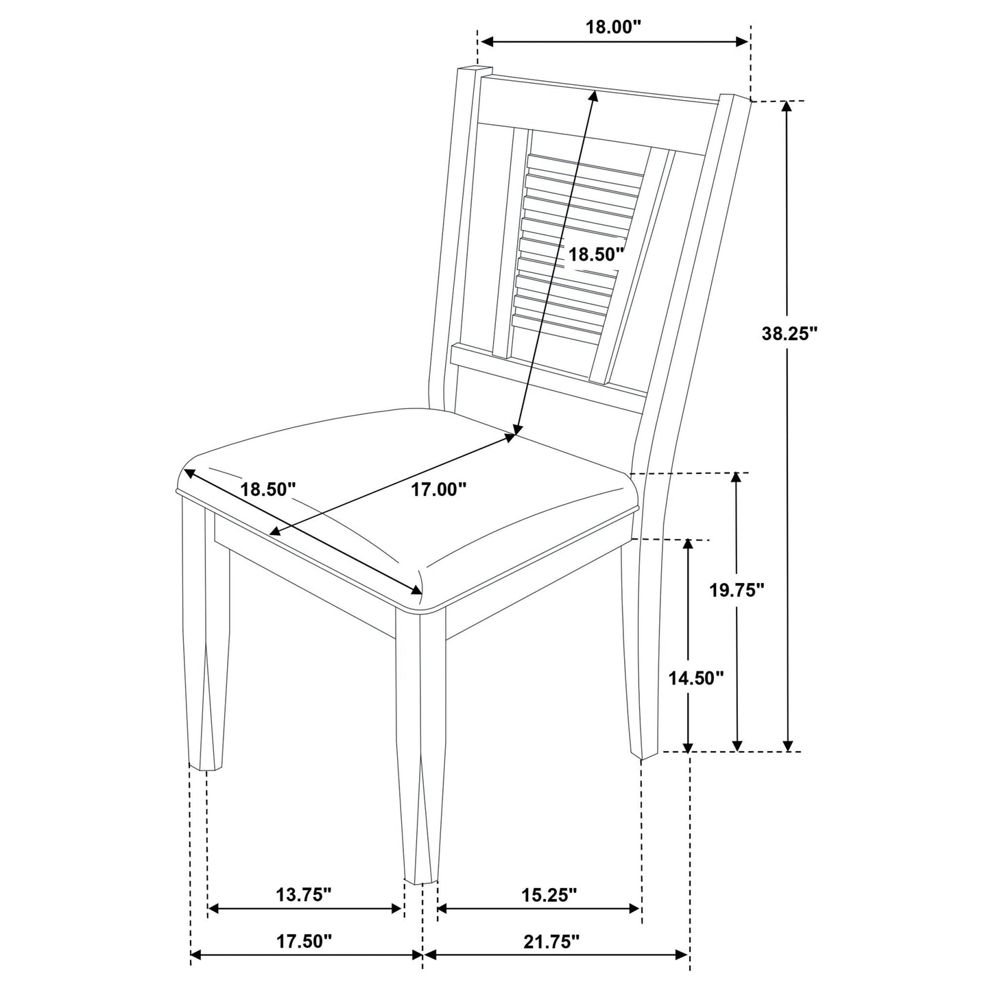 Pratto - Dining Side (Set of 2) - White