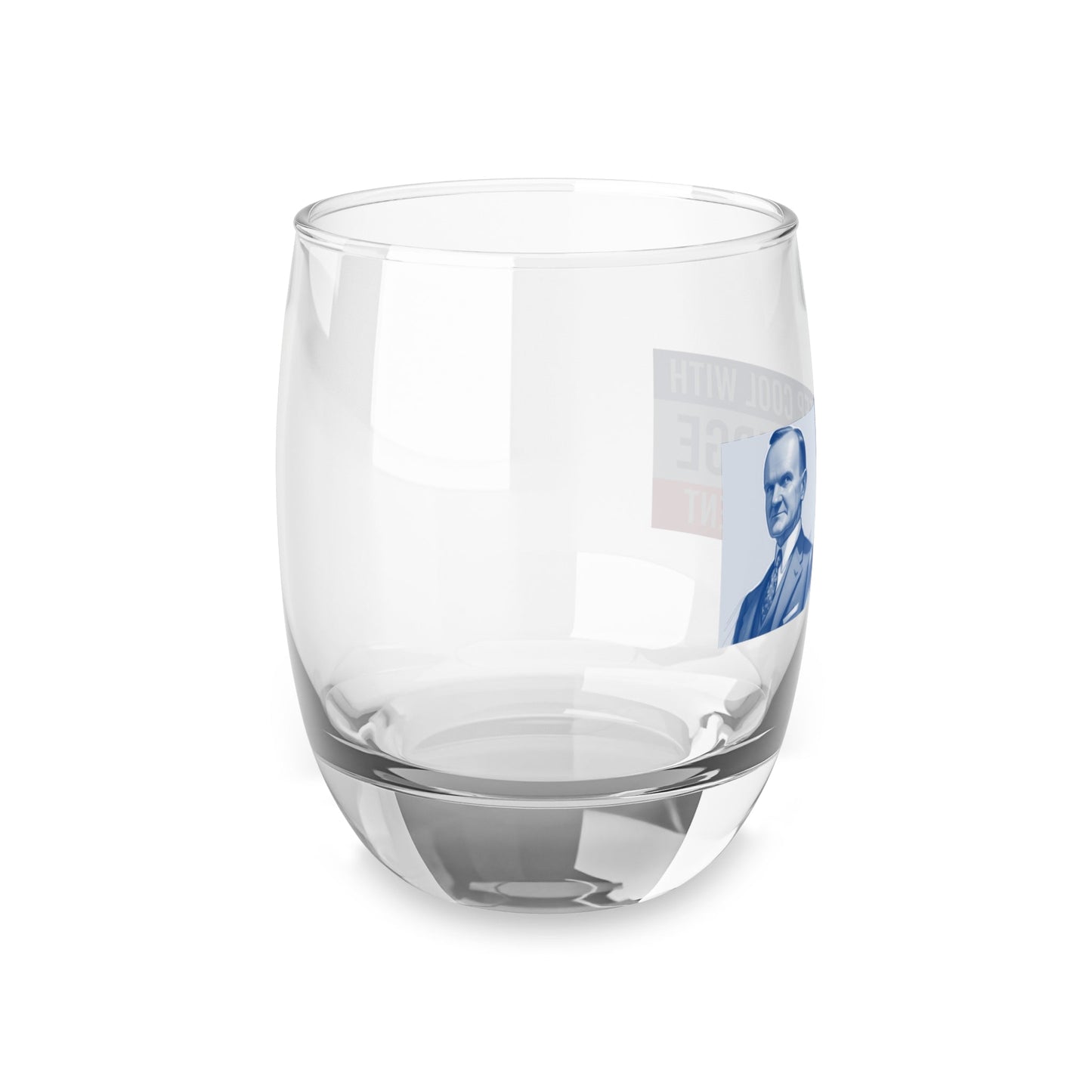 Cool with Coolidge Whiskey Glass - 4LibertyShop.com