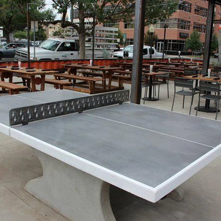 Stone Age Cantilever Outdoor Concrete Ping Pong Table