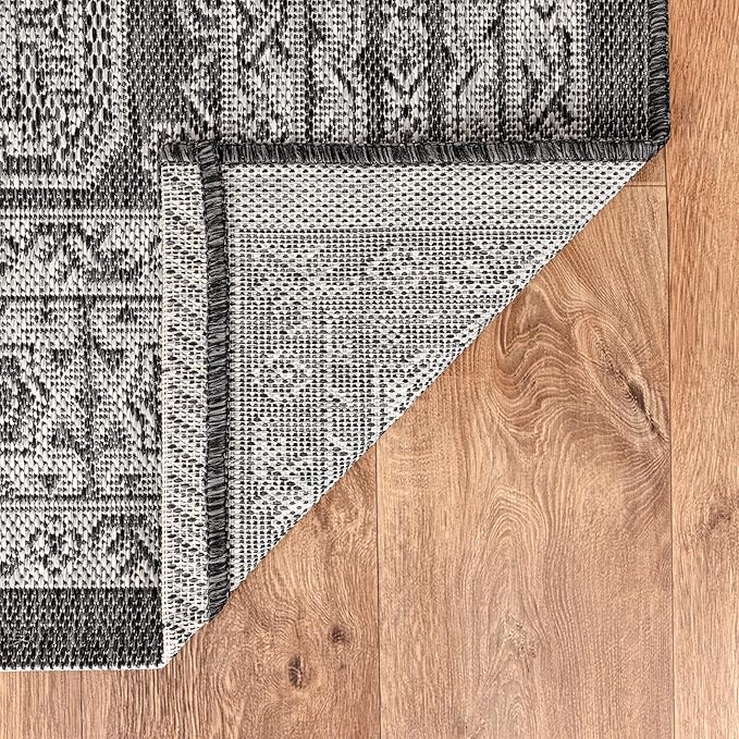 Keen Home Design Terrace Outdoor Runner Rug - 2x6 Washable Indoor/Outdoor Rug for Patio, Kitchen, Balcony, Beach, Garden, Deck and Porch, Size: 2'2"x5'7"