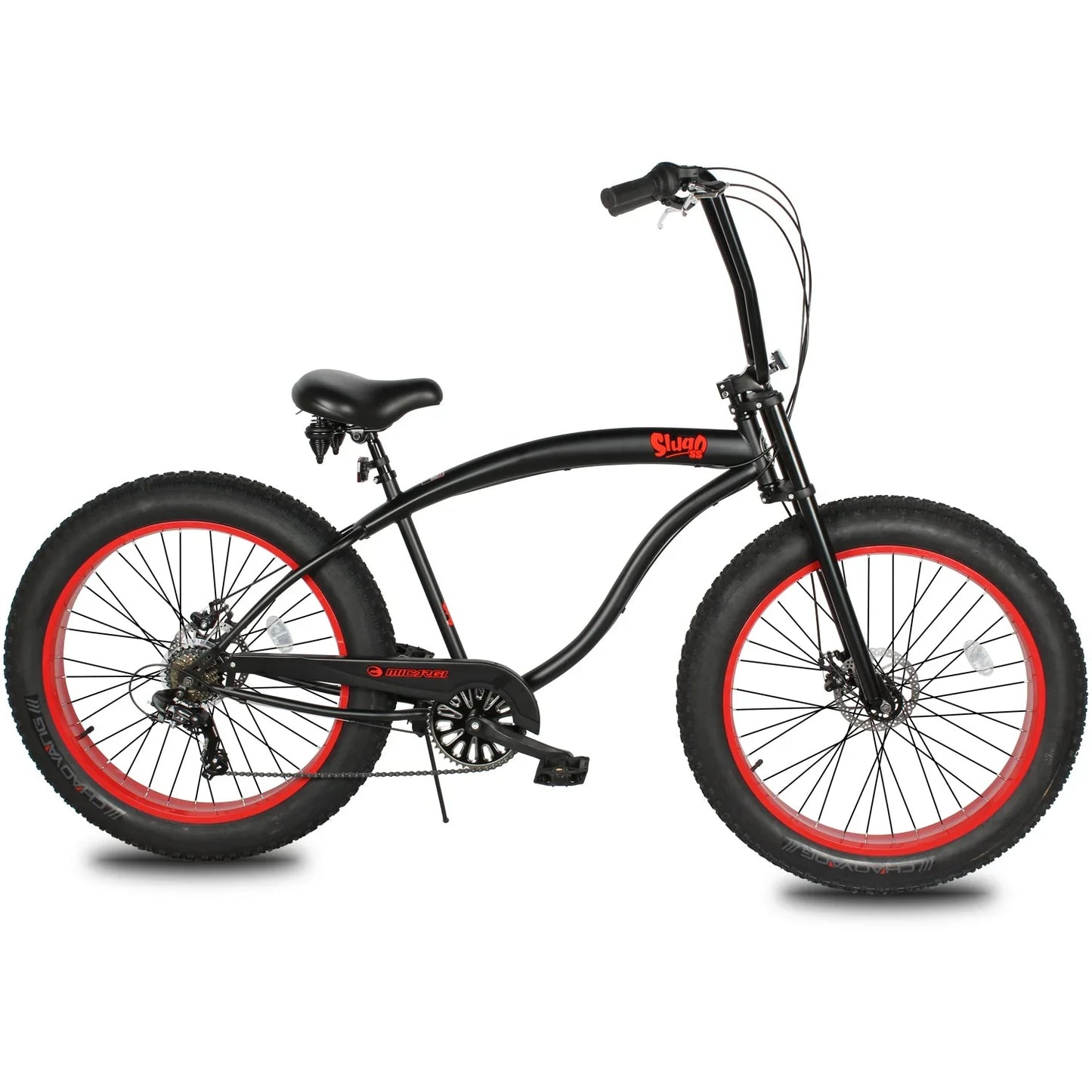 Micargi Slugo SS 26" 4.0" Fat Tire Beach Cruiser Bike