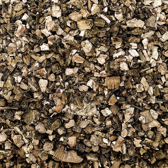 Horticultural Organic Vermiculite by GARDENERA - Medium Grade - Natural Soil Additive for Potted Plants, Orchids, Hydroponics, Terrariums (3 Quart)