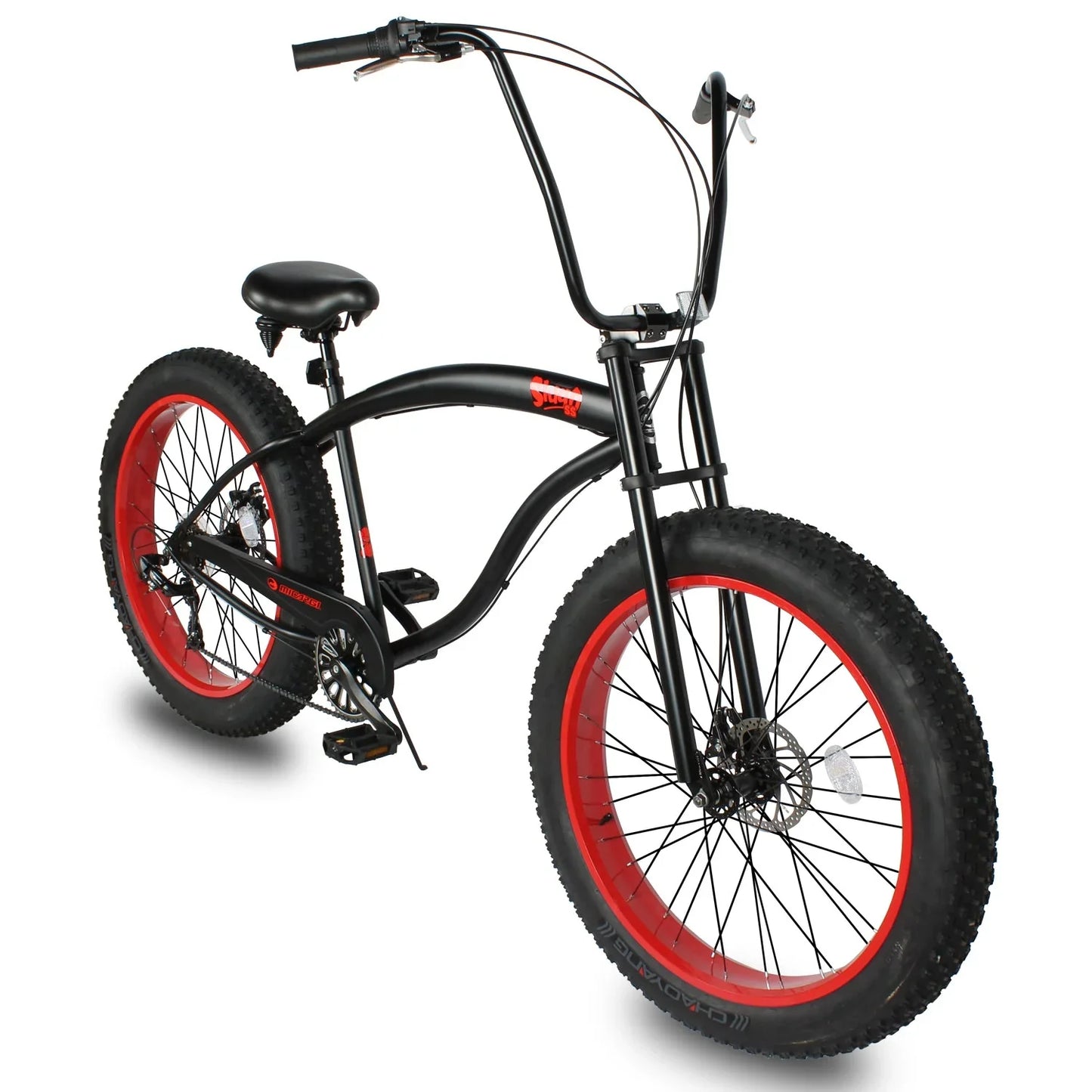 Micargi Slugo SS 26" 4.0" Fat Tire Beach Cruiser Bike